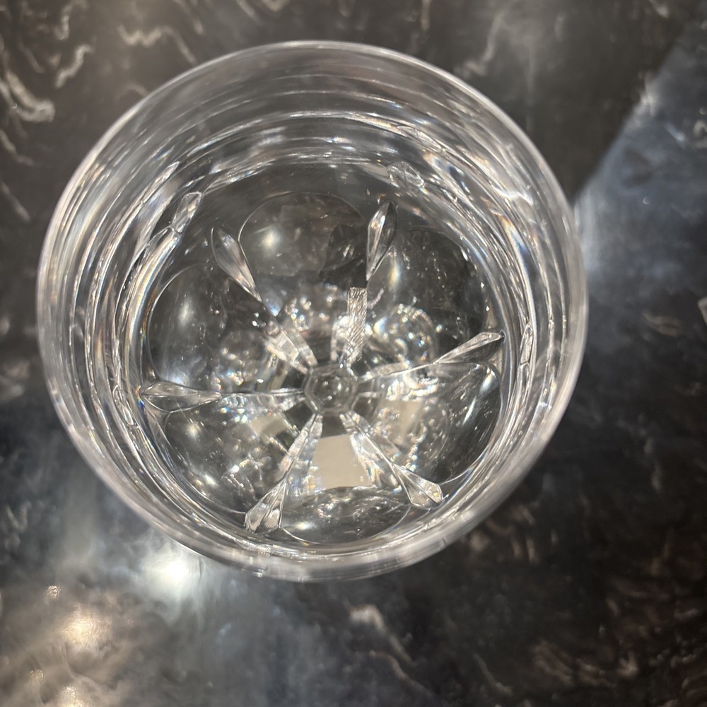 Atlantis Evora Cut Crystal 9 oz. Water Glasses Goblets - Set Of 10 - Picture 7 of 8